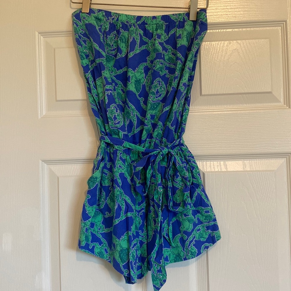 Lilly Pulitzer strapless romper